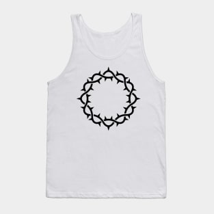 Crown of thorns of the Lord and Savior Jesus Christ. Tank Top